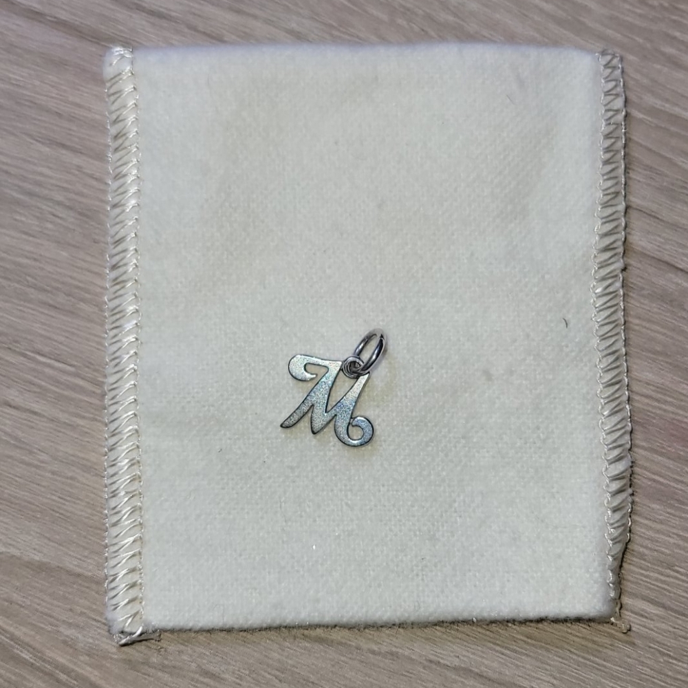 *SOLD*James Avery Sterling Silver "M" Script Charm